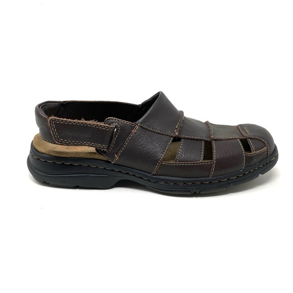 DUNHAM MONTEREY SANDAL Brown XWIDE - Picture 1 of 7